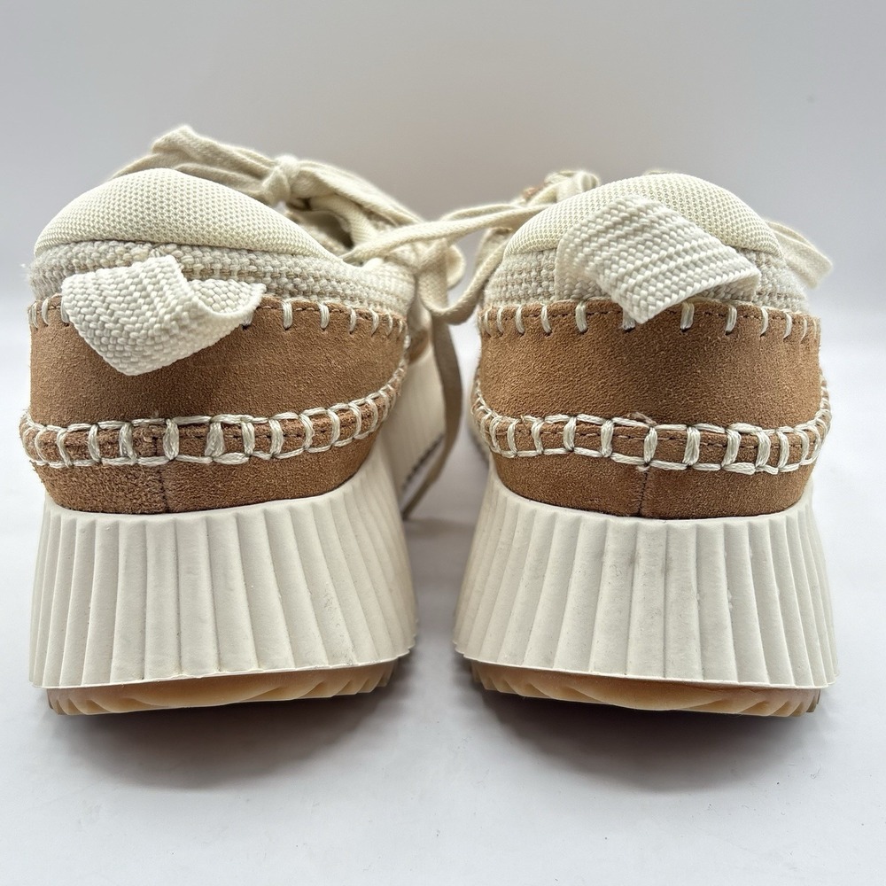 Dolce Vita Dolen Sneaker Womens Size 10 Tan And Cream - Picture 6 of 9